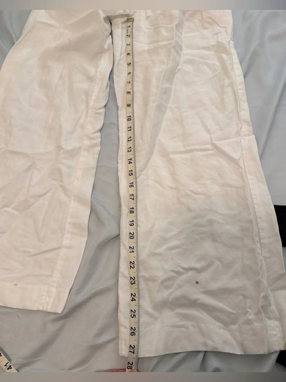Aritzia linen lodge pants